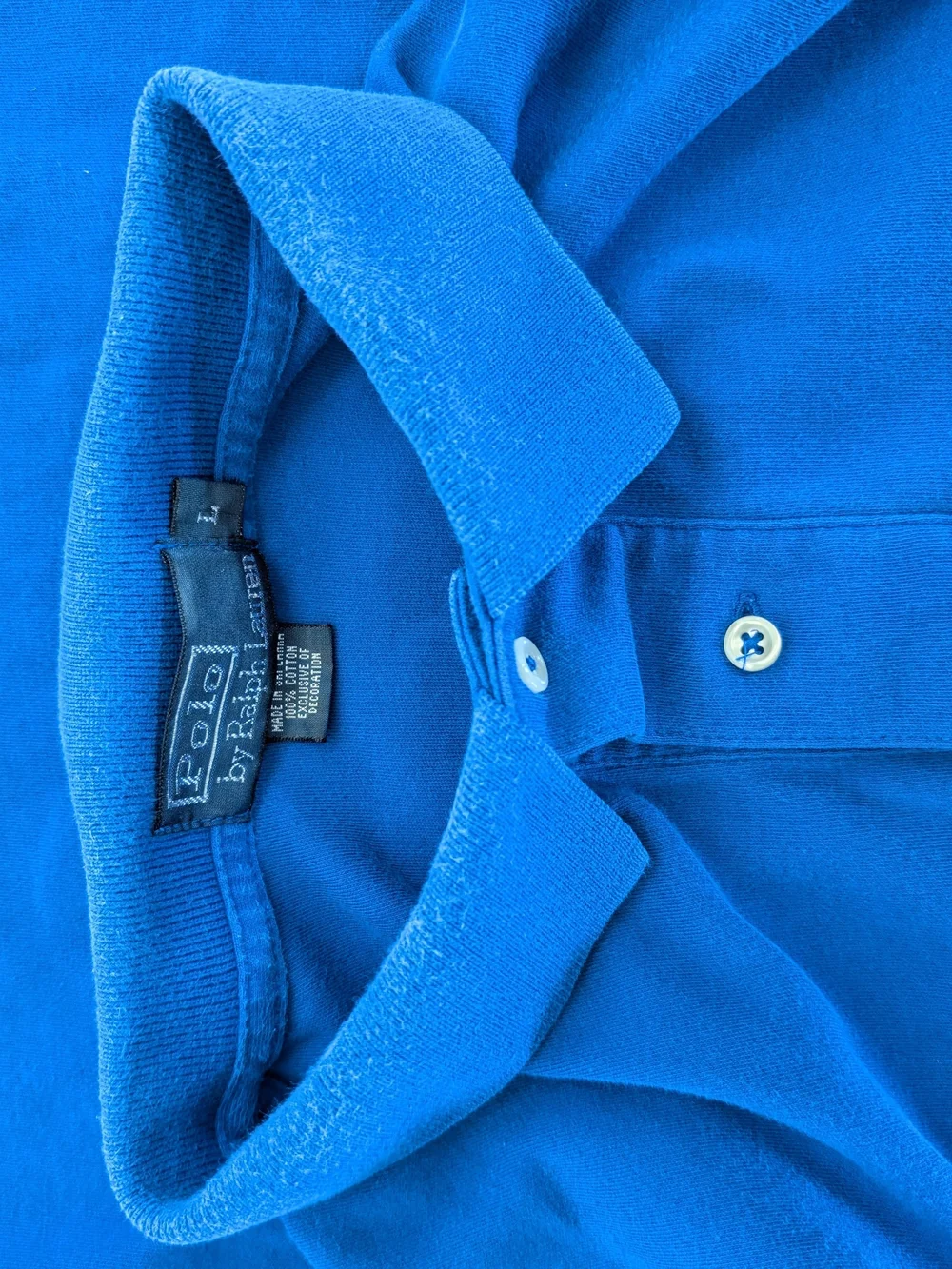 Ralph Lauren Polo Shirt in Royal Blue with Red Pony